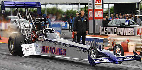 Stig Neergaard's nye Top Fuel dragster.